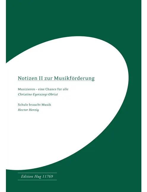 Notizen II zur Musikförderung